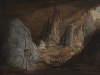 Stalagmiten, Burragalong-Höhle
